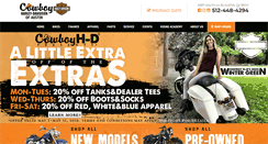 Desktop Screenshot of cowboyharleyaustin.com